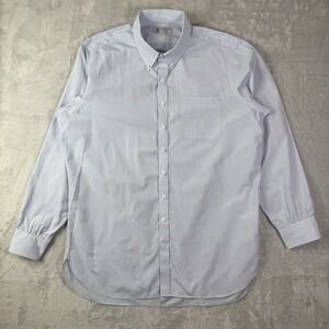 Turnbull & Asser Men's Dress Shirt XL?*READ Blue Button Down Shirt Quiet Luxury